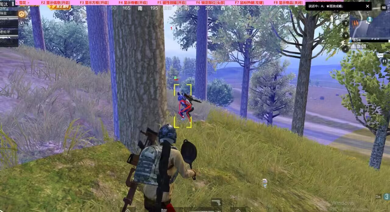 和平精英辅助【北极熊容器直装】稳定防封 人物透视 射线方框 锁死自瞄 名字昵称 人数距离 高清绘制 人机显示